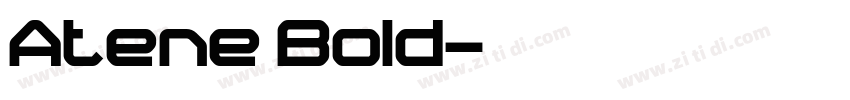 Atene Bold字体转换